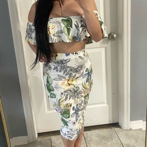 Two Piece Floral Set